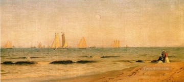 サンディフック 1865 年の風景 サンフォード ロビンソン ギフォード Oil Paintings